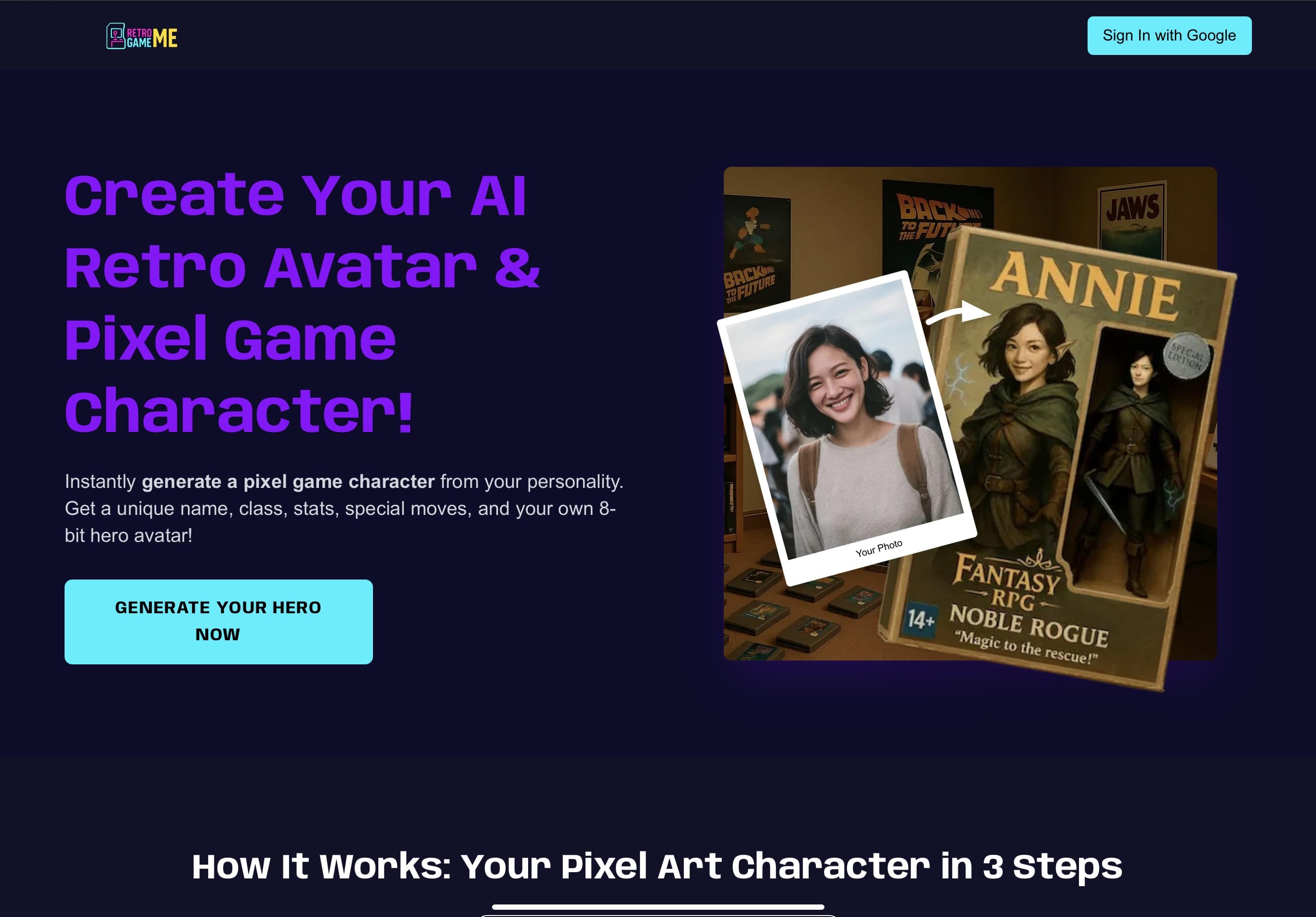 RetroGame Me features