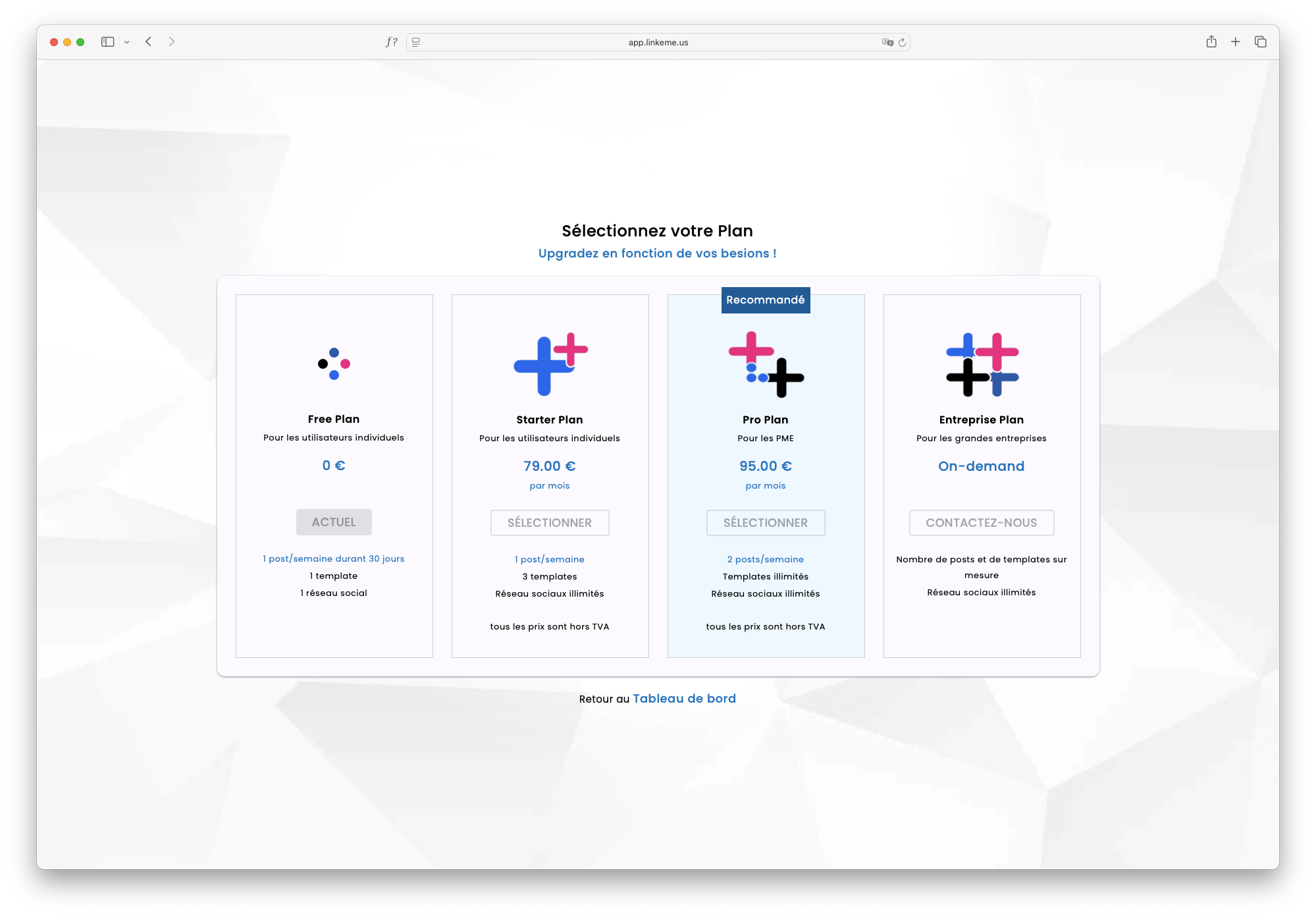 Linkeme features