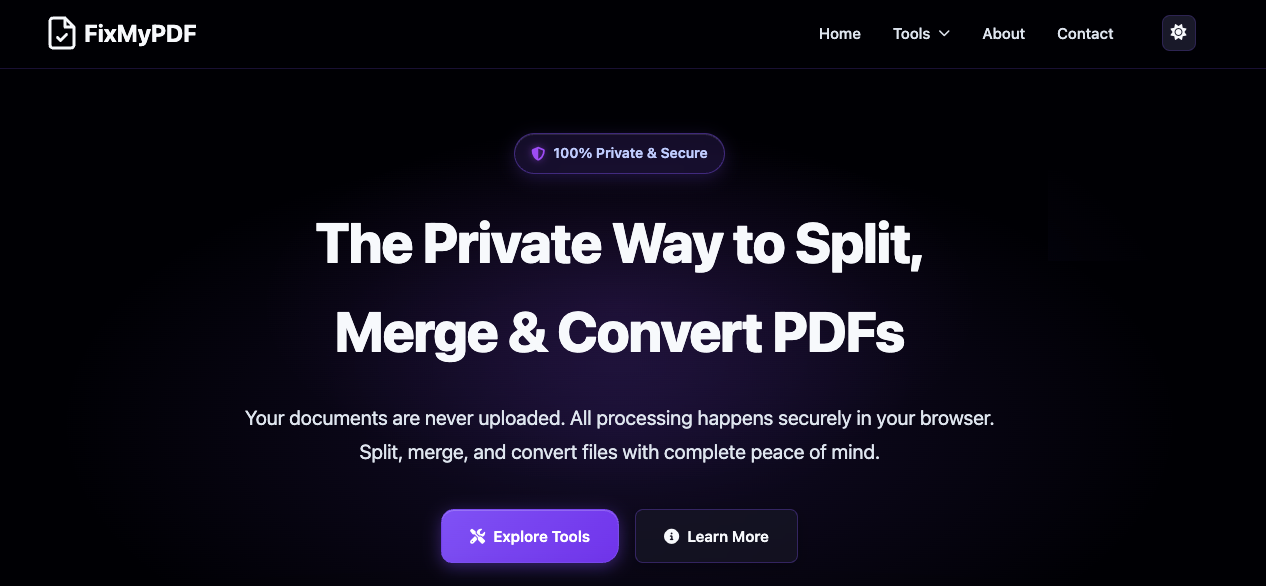 FixMyPDF features
