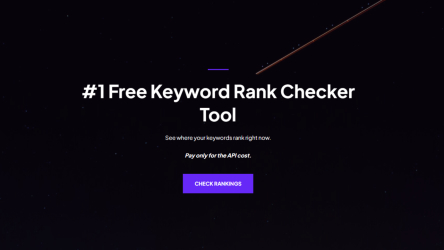 Keyword Rank Checker features