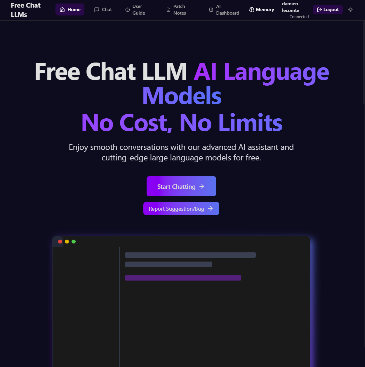 Chat Llm features