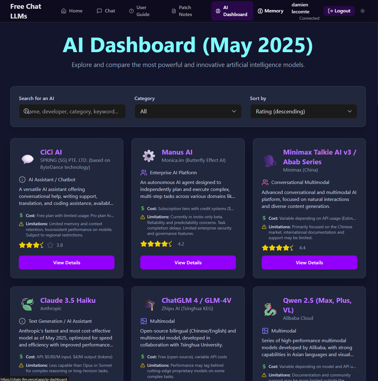 Chat Llm features