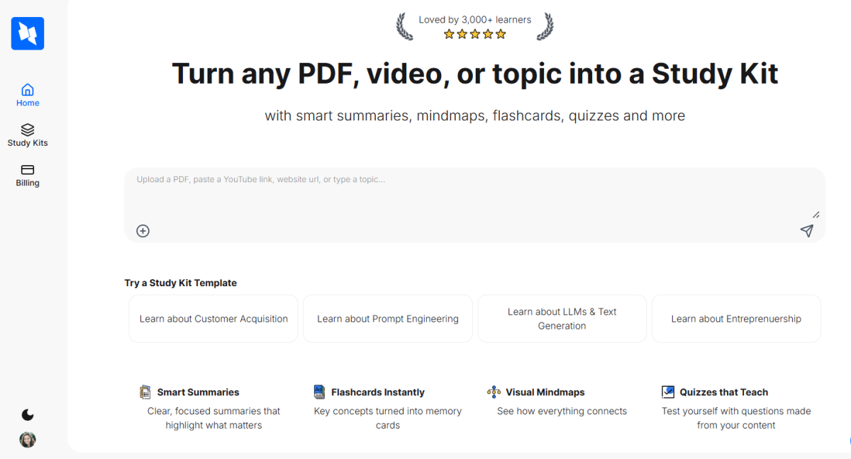 StudyPal features