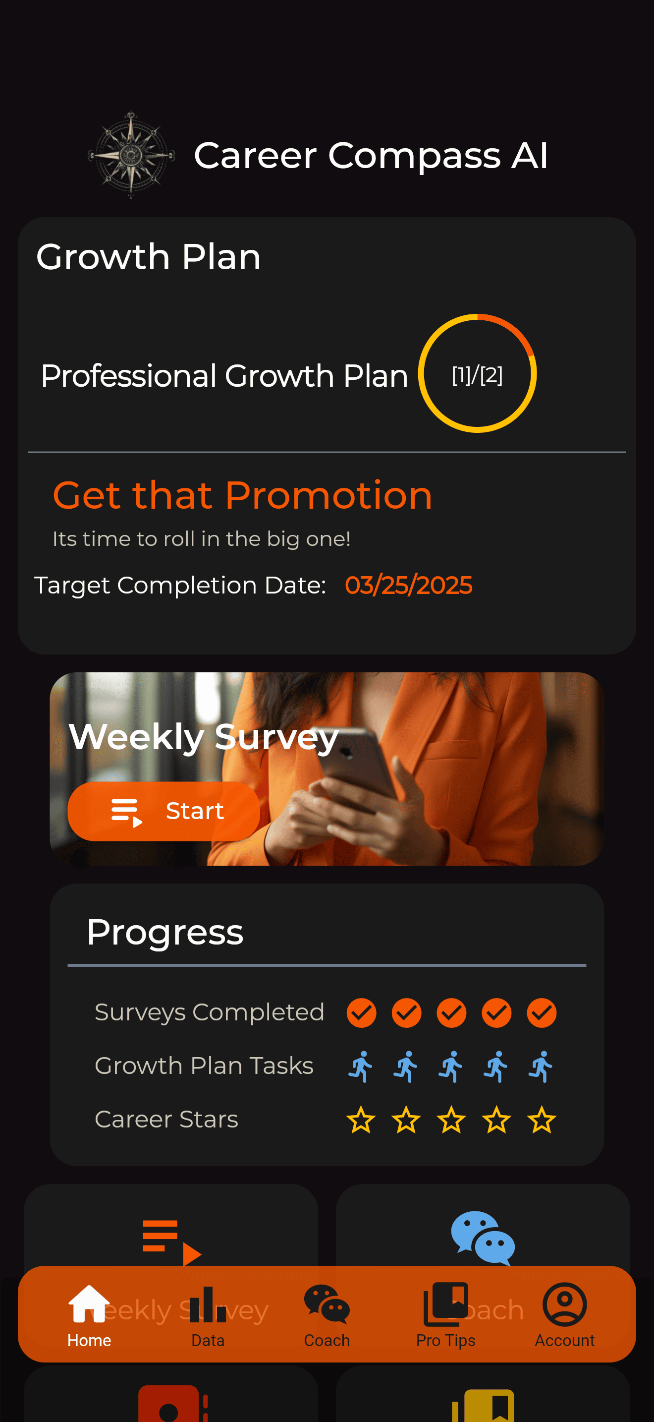 Career Compass AI features