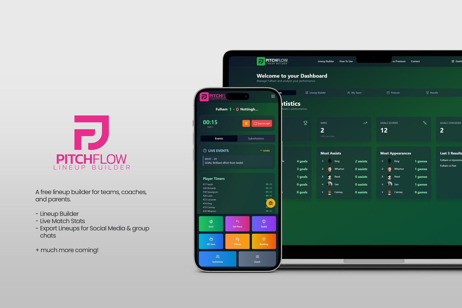 PitchFlow features