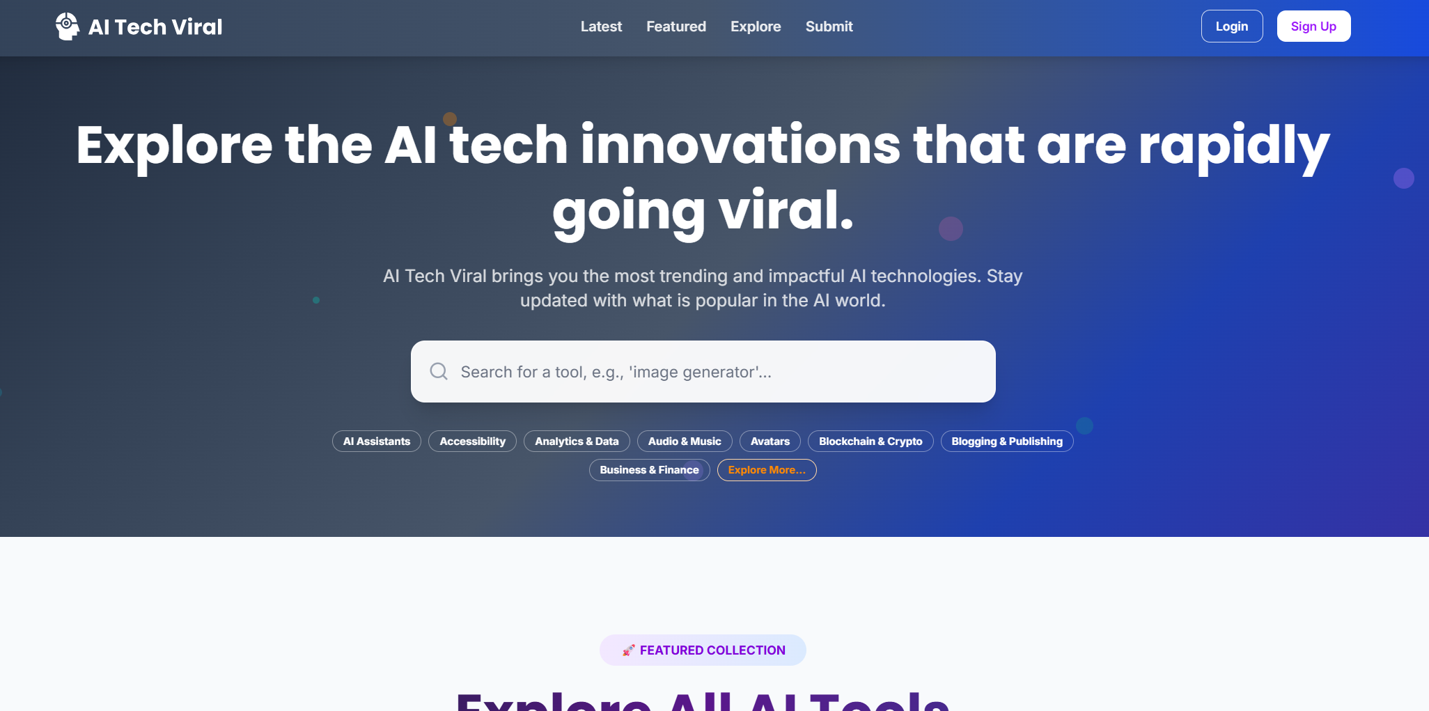 AI Tech Viral features