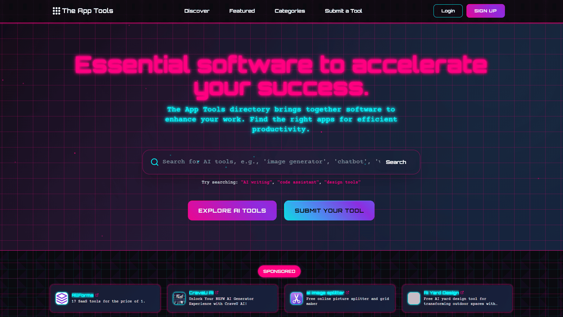 The App Tools features