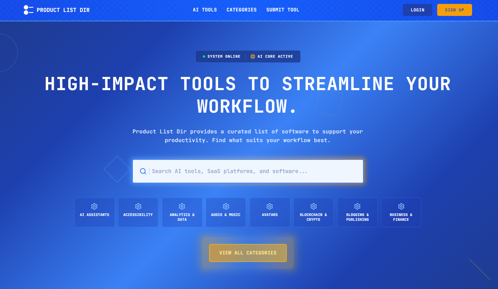 Product List Dir features