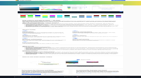 Color Picker features
