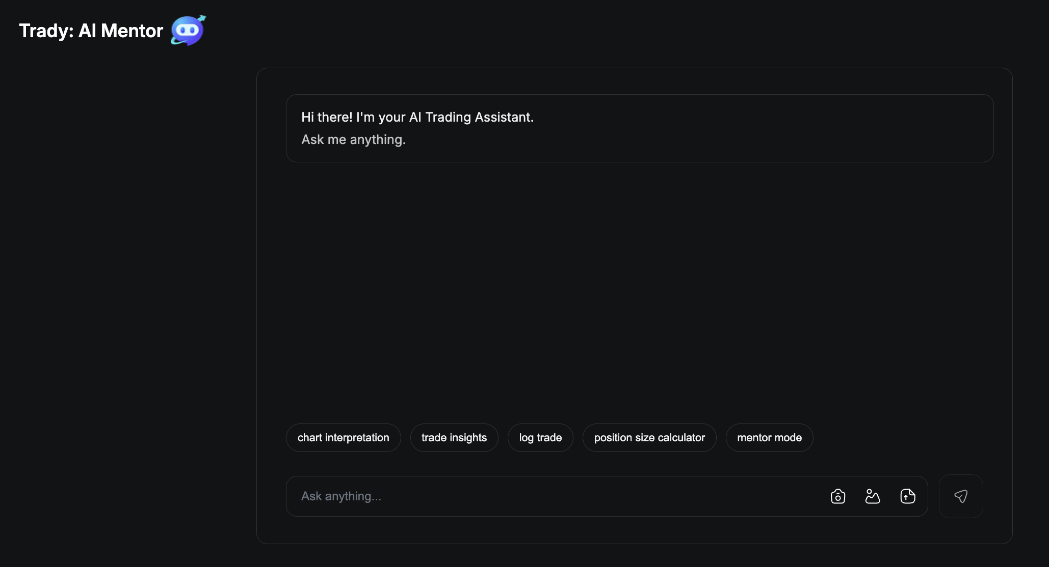 Trady AI features