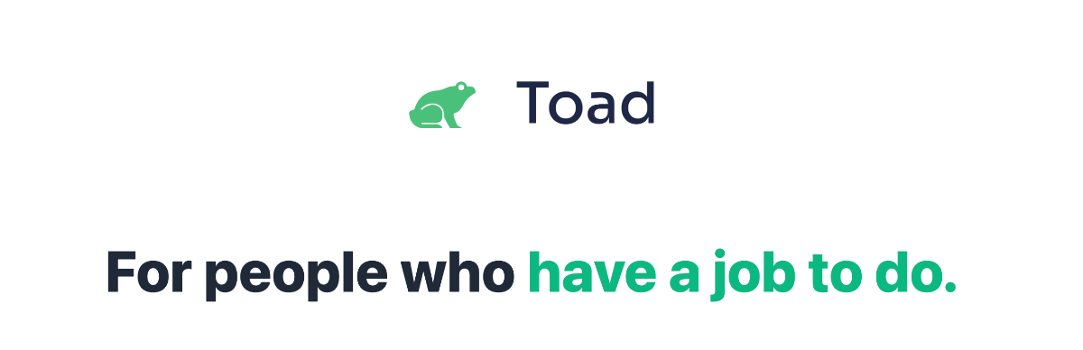 Toad features