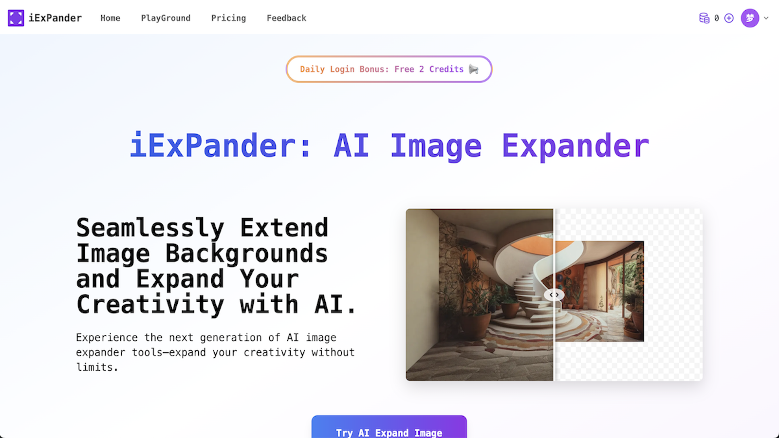 AI Image Expander features