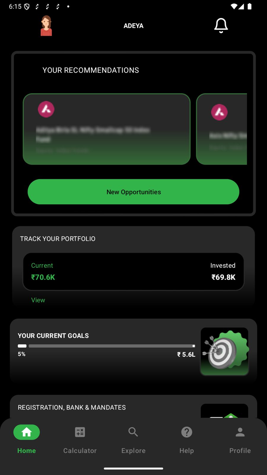 Sanchay Karo Mutual Fund Invetment Application features