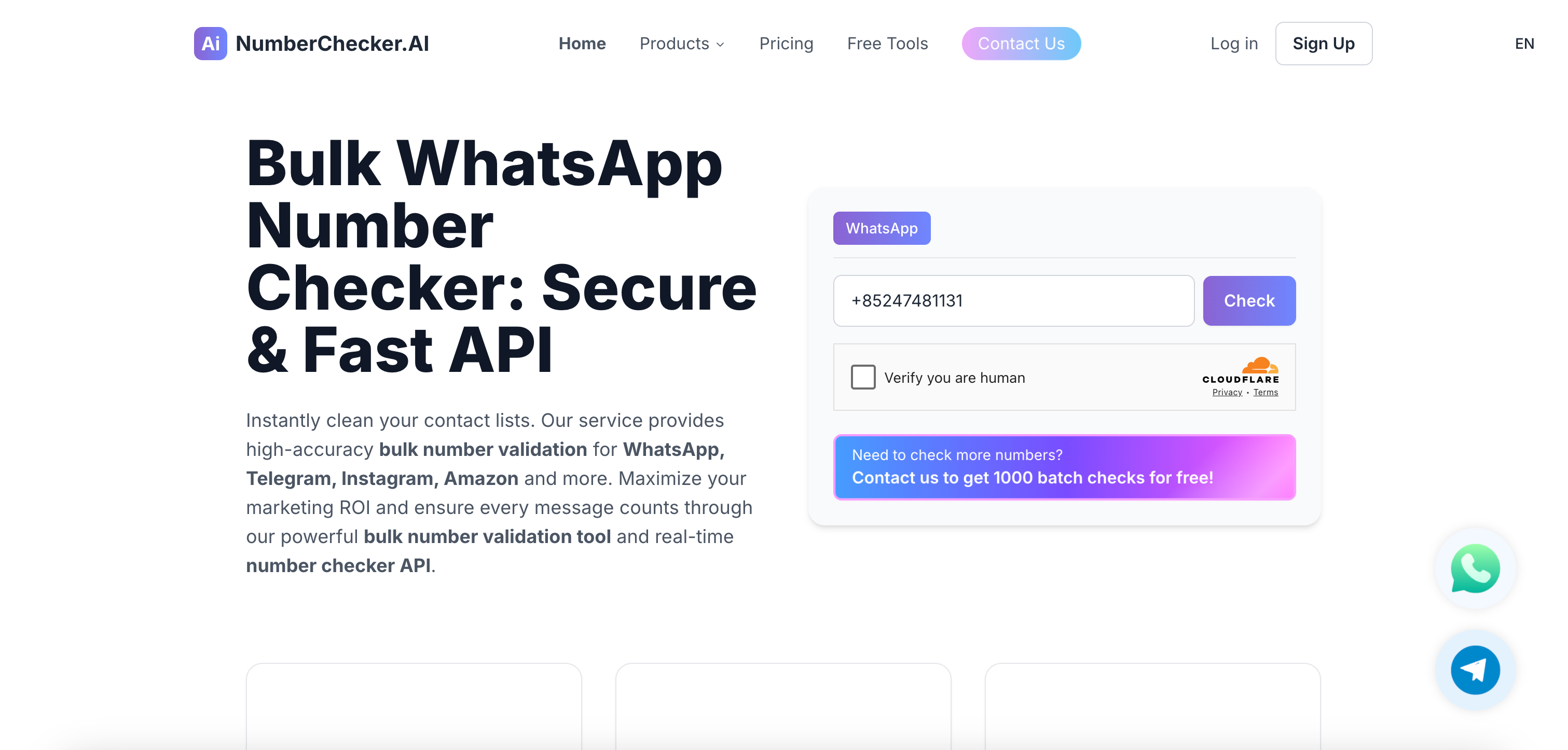 numberchecker.ai features