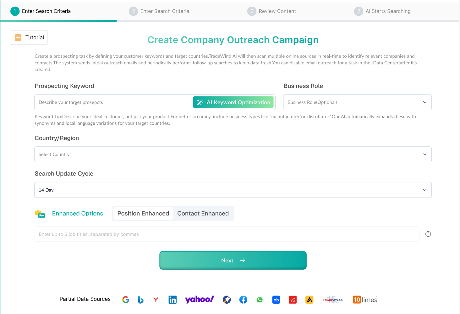 TradeWind AI features