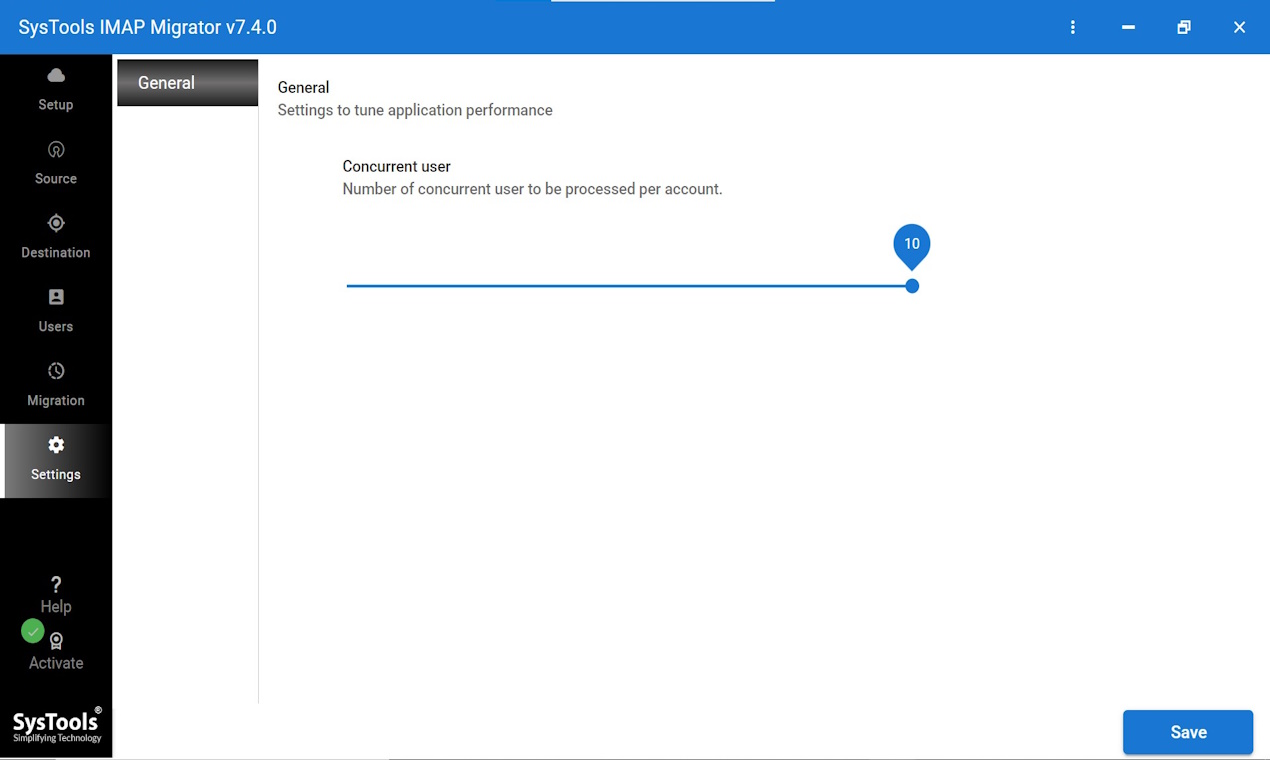 SysTools IMAP Migration features