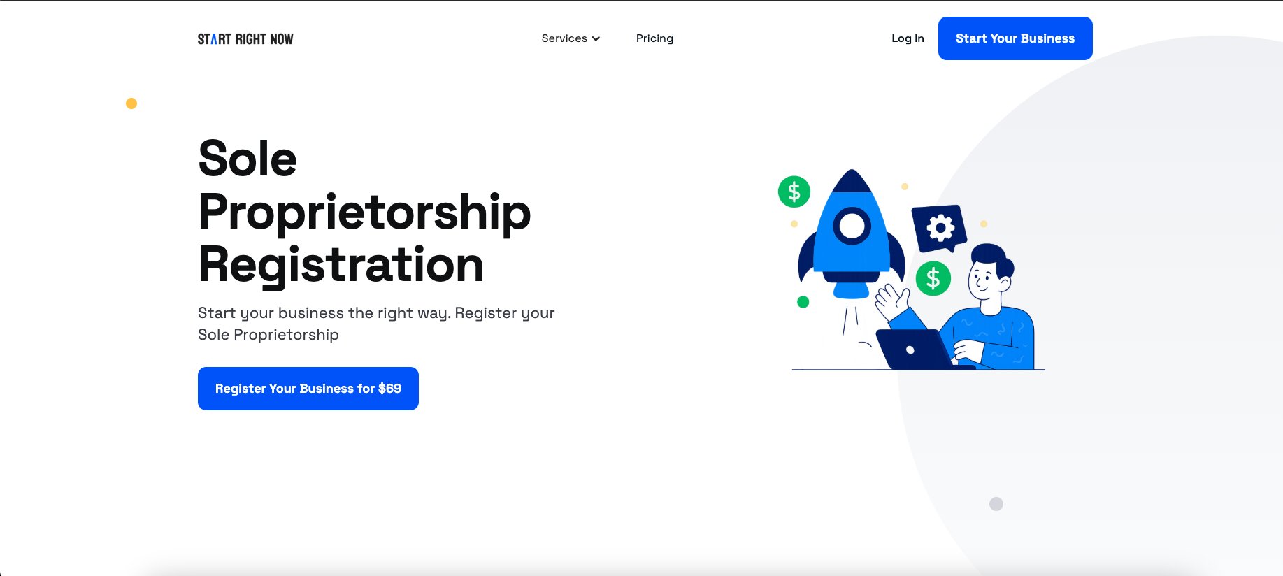 Start Right Now features