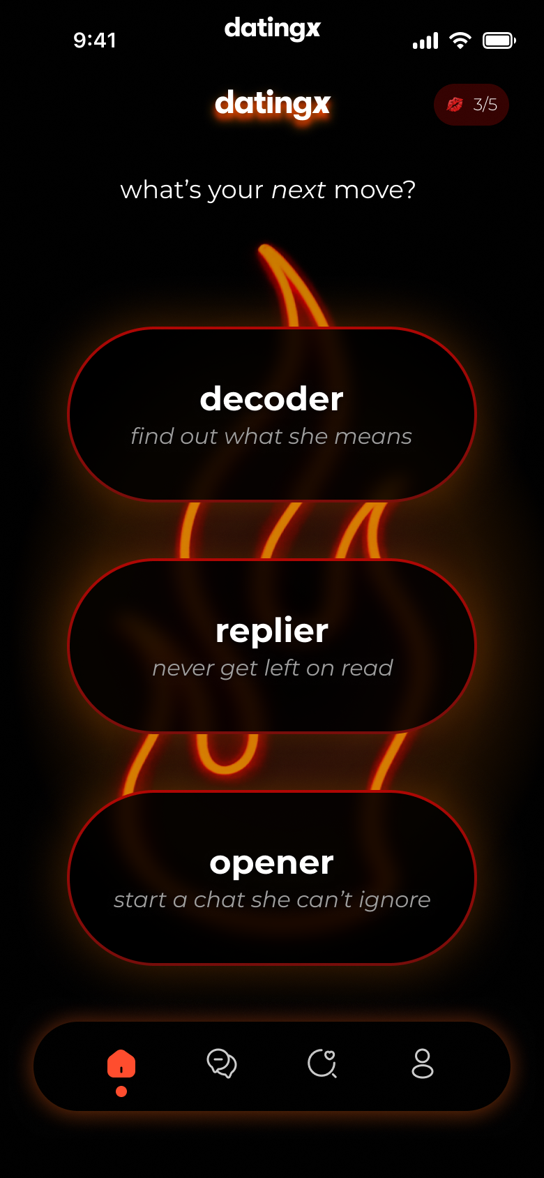 DatingX - AI Rizz Dating Co-Pilot features