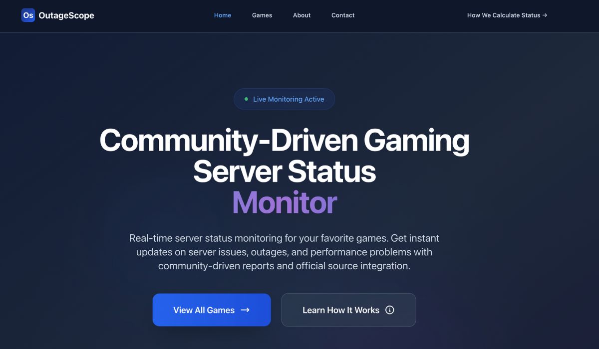 Outagescope features