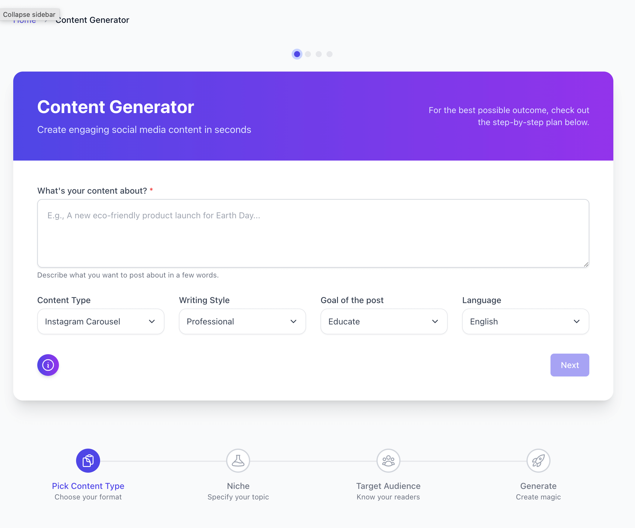 SocialOrbit features