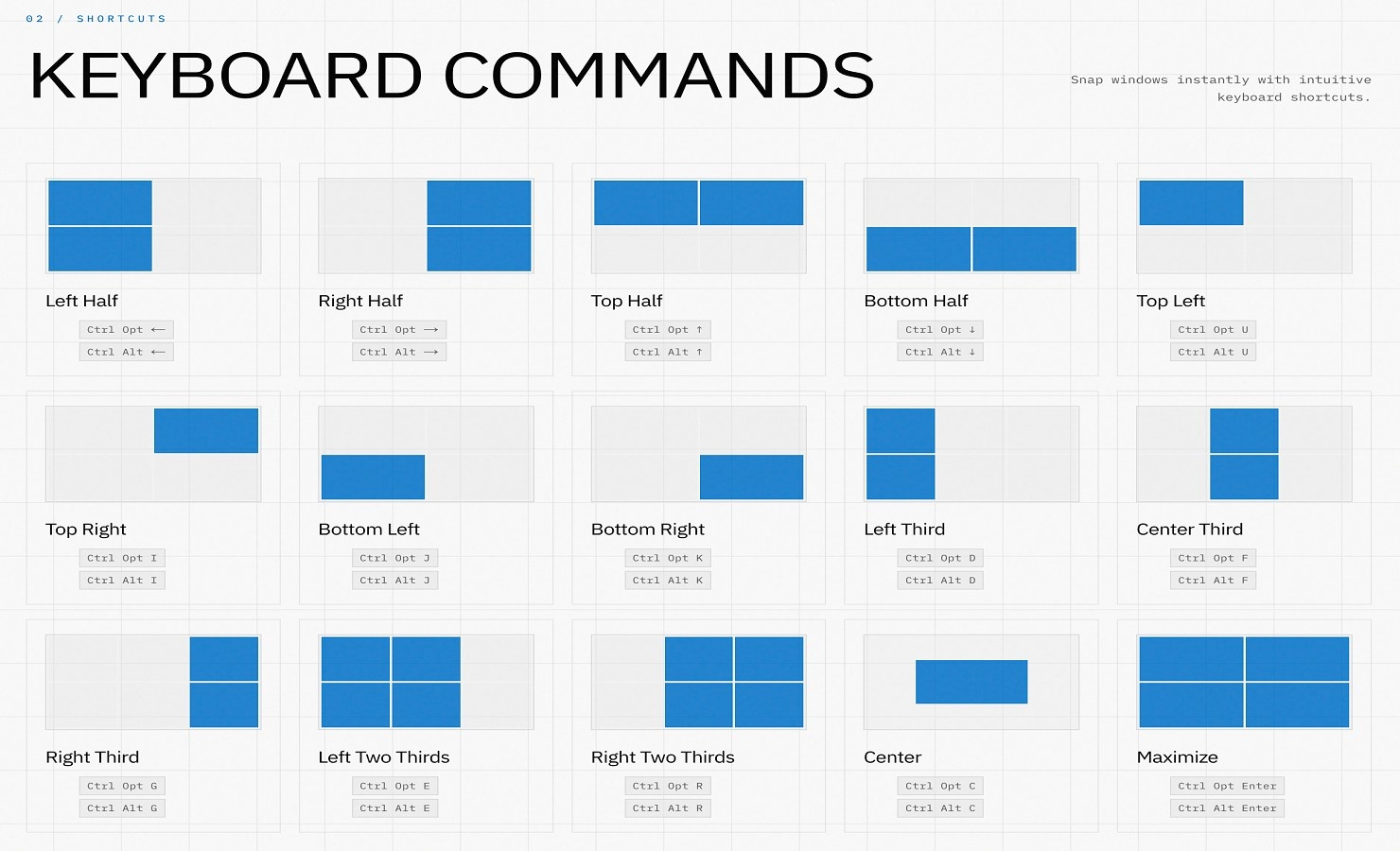 SnapToWindow features