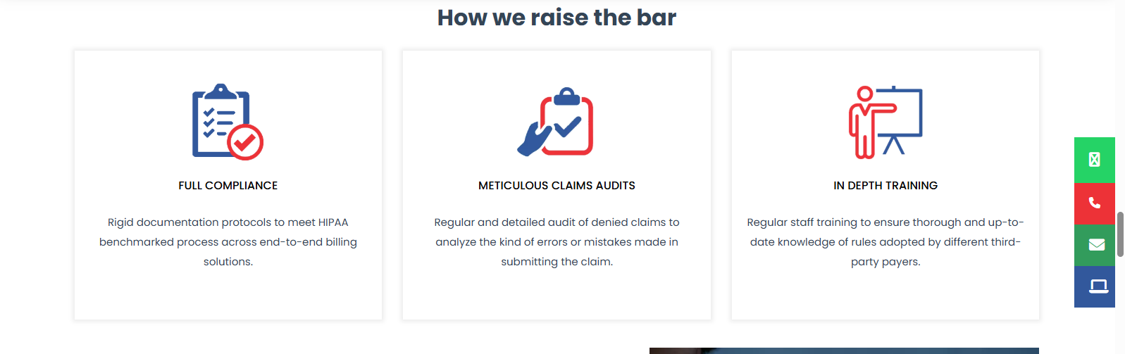 Unify Healthcare Services - Medical Billing Services Company features