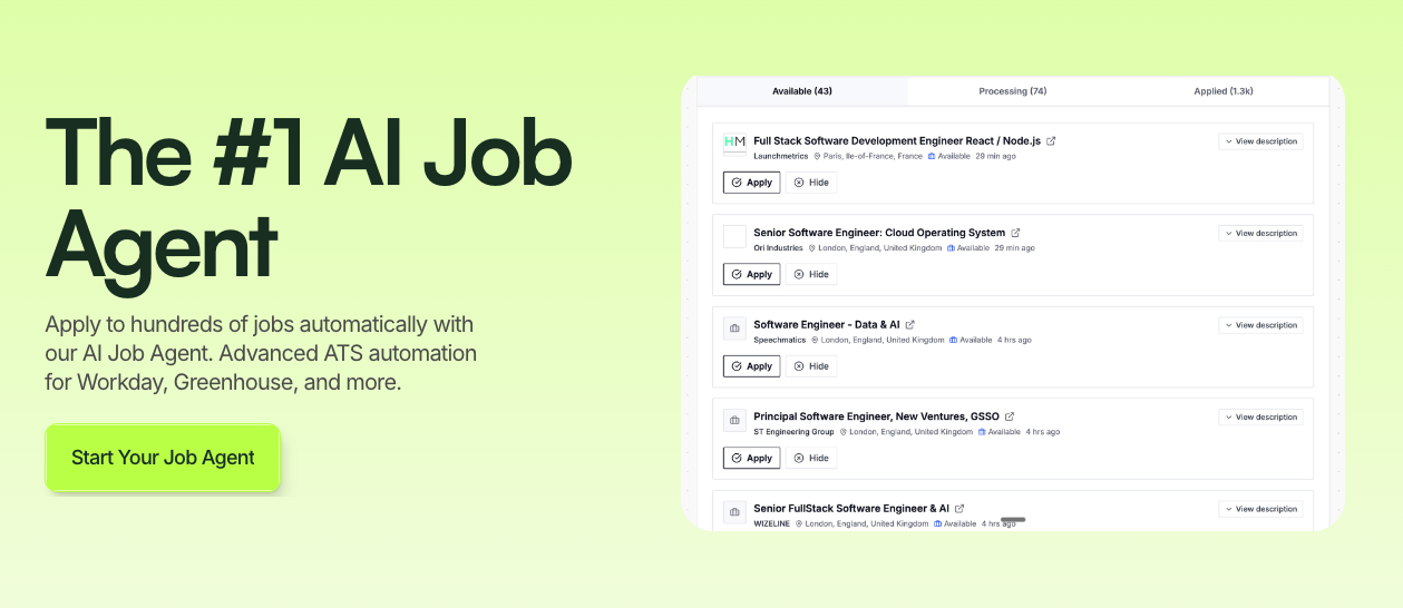 AutoApplier features
