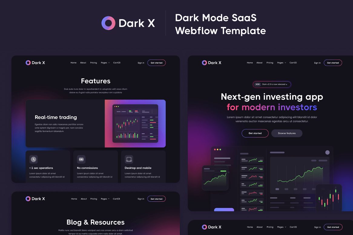 Dark mode Saas - How to design a dark mode saas websites | Best dark mode saas templates Dark mode Saas - How to design a dark mode saas websites | Best dark mode saas templates