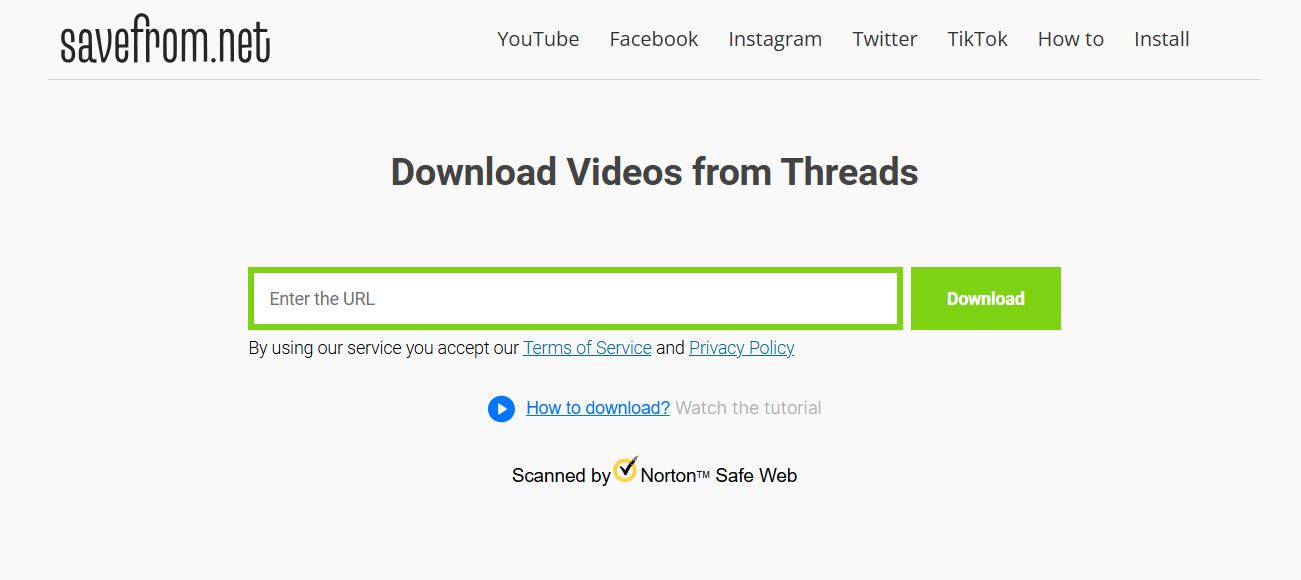 savefrom.net - Threads Video Downloader: How to Download Videos Easily